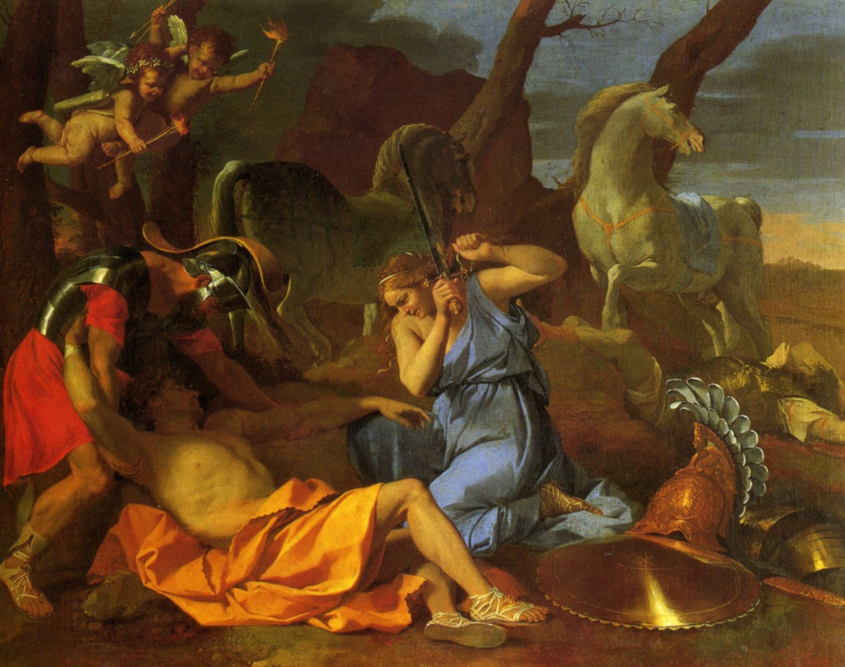 1634 Nicolas Poussin Tancrede et Herminie.jpg